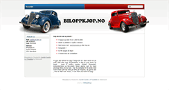 Desktop Screenshot of biloppkjop.no